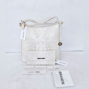 NWT Brahmin COCONUT MILK Katie w/Cordelia Wallet